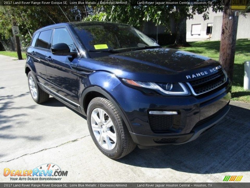 2017 Land Rover Range Rover Evoque SE Loire Blue Metallic / Espresso/Almond Photo #2