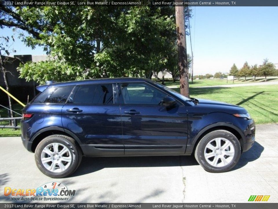 2017 Land Rover Range Rover Evoque SE Loire Blue Metallic / Espresso/Almond Photo #6