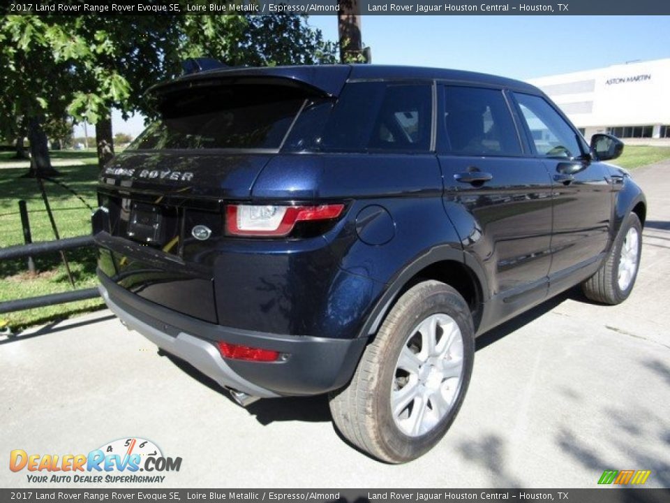 2017 Land Rover Range Rover Evoque SE Loire Blue Metallic / Espresso/Almond Photo #7
