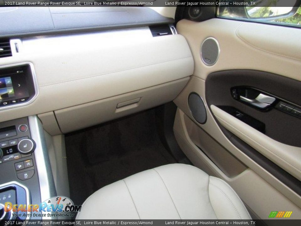 2017 Land Rover Range Rover Evoque SE Loire Blue Metallic / Espresso/Almond Photo #14