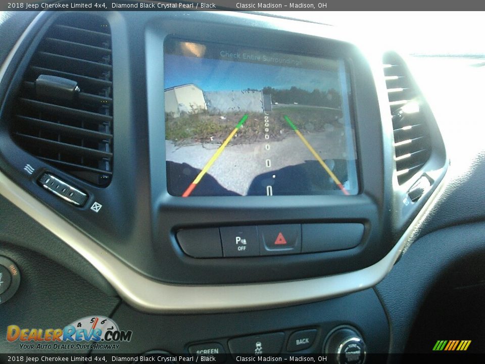 2018 Jeep Cherokee Limited 4x4 Diamond Black Crystal Pearl / Black Photo #6