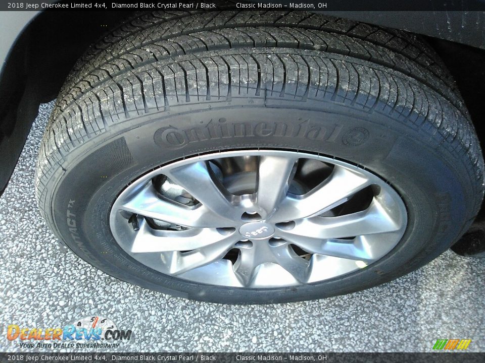 2018 Jeep Cherokee Limited 4x4 Diamond Black Crystal Pearl / Black Photo #13