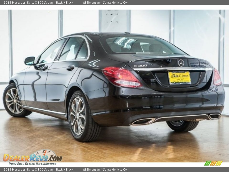 2018 Mercedes-Benz C 300 Sedan Black / Black Photo #3