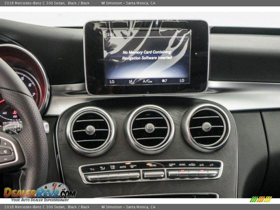 2018 Mercedes-Benz C 300 Sedan Black / Black Photo #5