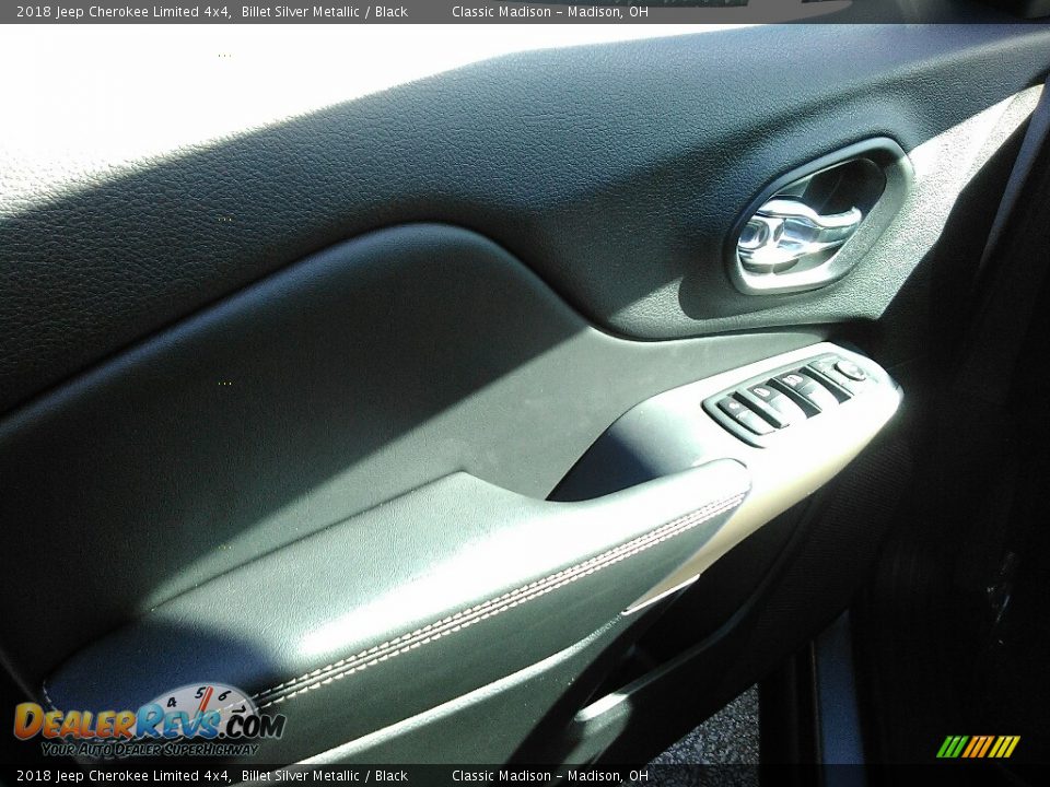 2018 Jeep Cherokee Limited 4x4 Billet Silver Metallic / Black Photo #3