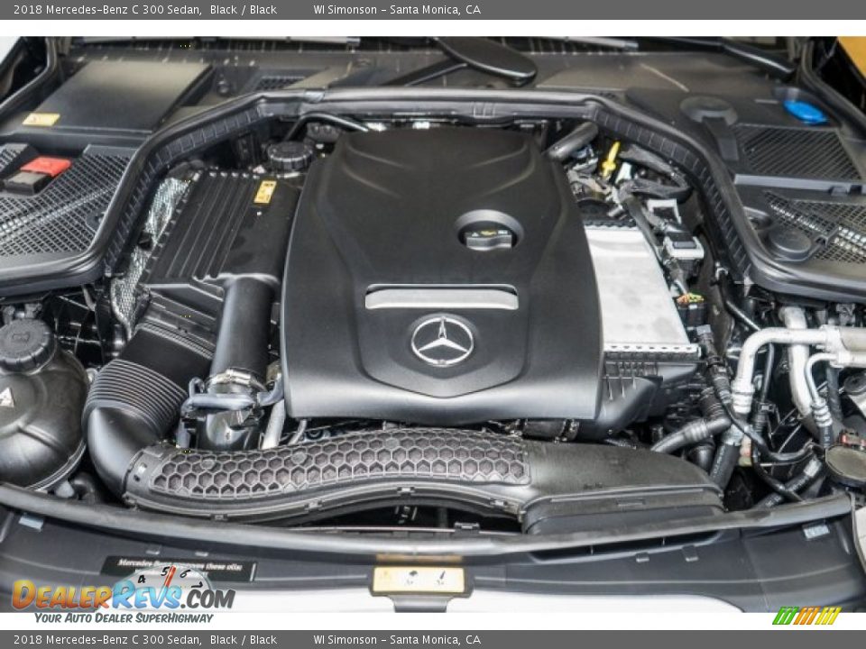 2018 Mercedes-Benz C 300 Sedan Black / Black Photo #8