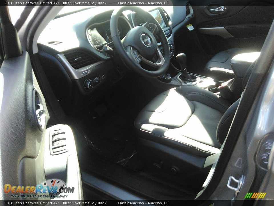 2018 Jeep Cherokee Limited 4x4 Billet Silver Metallic / Black Photo #4