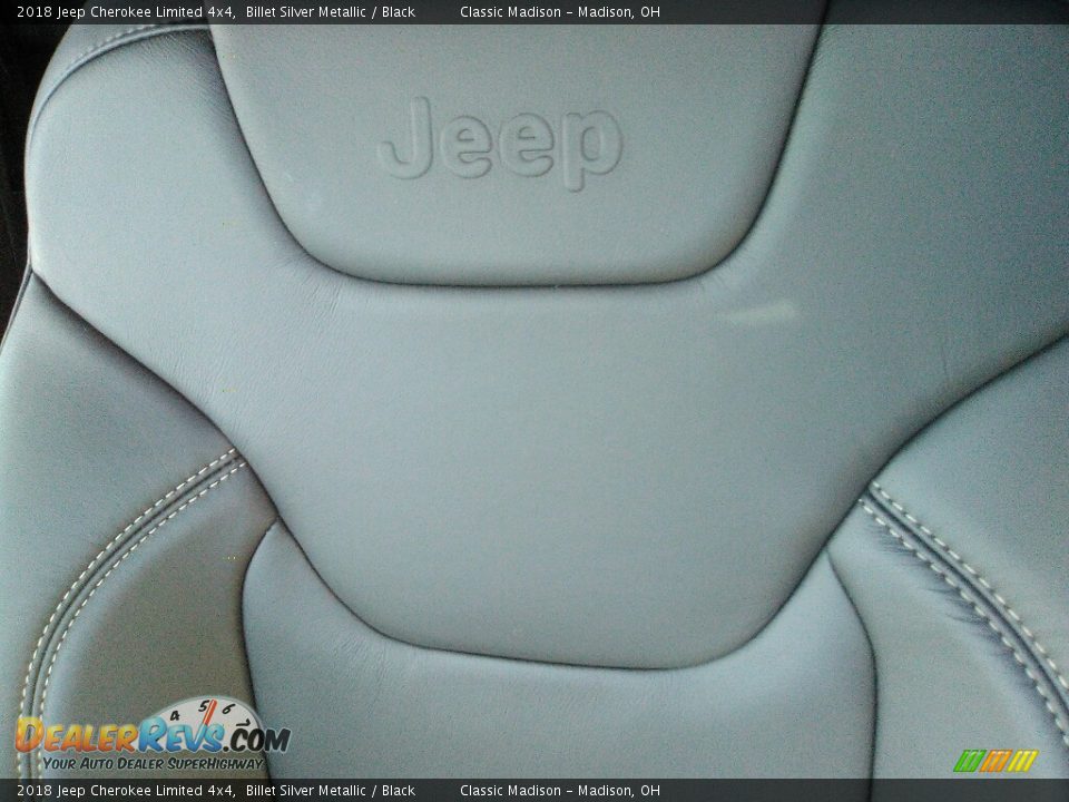 2018 Jeep Cherokee Limited 4x4 Billet Silver Metallic / Black Photo #5