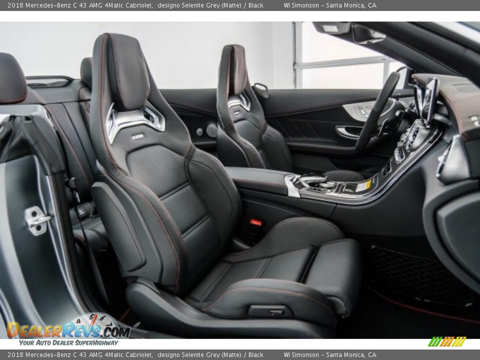 2018 Mercedes-Benz C 43 AMG 4Matic Cabriolet designo Selenite Grey (Matte) / Black Photo #2