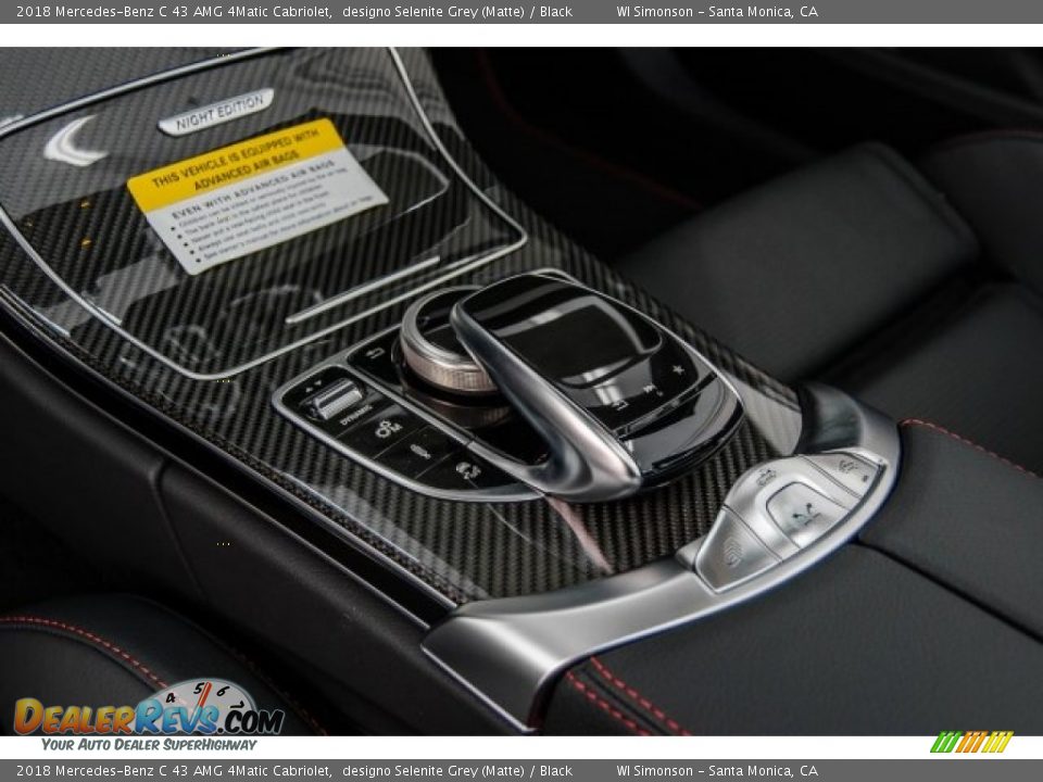 2018 Mercedes-Benz C 43 AMG 4Matic Cabriolet designo Selenite Grey (Matte) / Black Photo #7