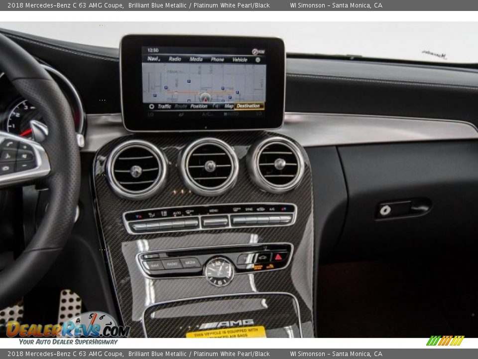 Dashboard of 2018 Mercedes-Benz C 63 AMG Coupe Photo #5