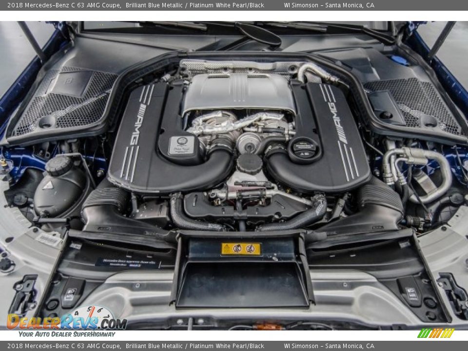 2018 Mercedes-Benz C 63 AMG Coupe 4.0 Liter AMG biturbo DOHC 32-Valve VVT V8 Engine Photo #8