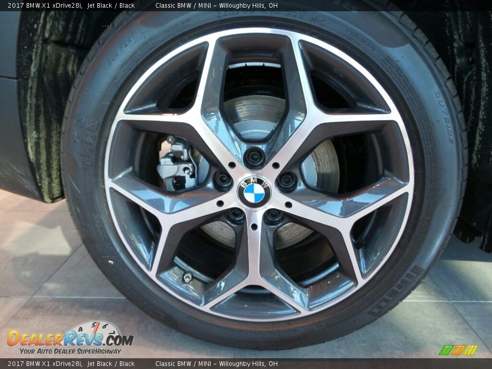 2017 BMW X1 xDrive28i Jet Black / Black Photo #4