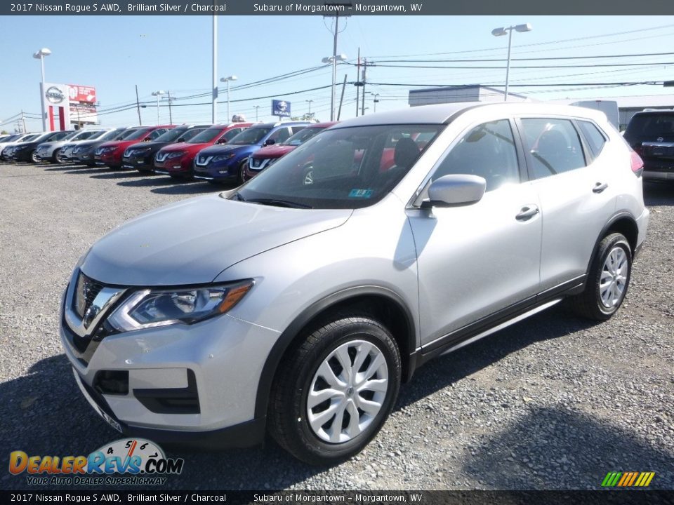 2017 Nissan Rogue S AWD Brilliant Silver / Charcoal Photo #8