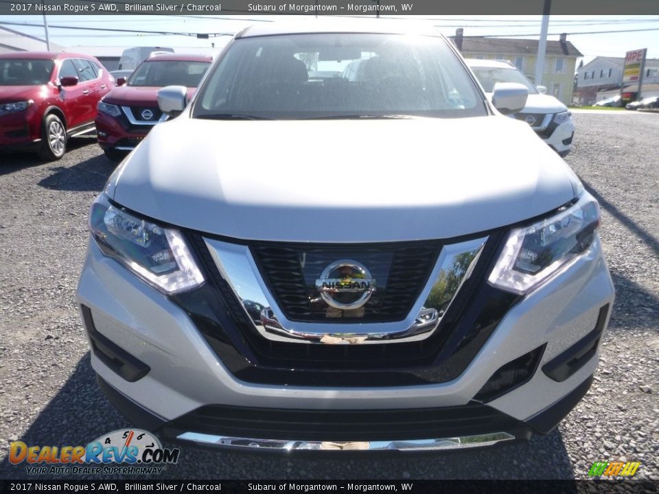 2017 Nissan Rogue S AWD Brilliant Silver / Charcoal Photo #9