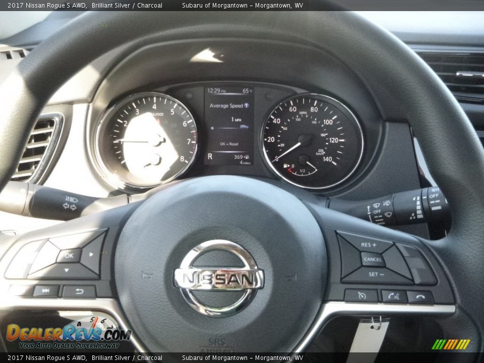 2017 Nissan Rogue S AWD Brilliant Silver / Charcoal Photo #20