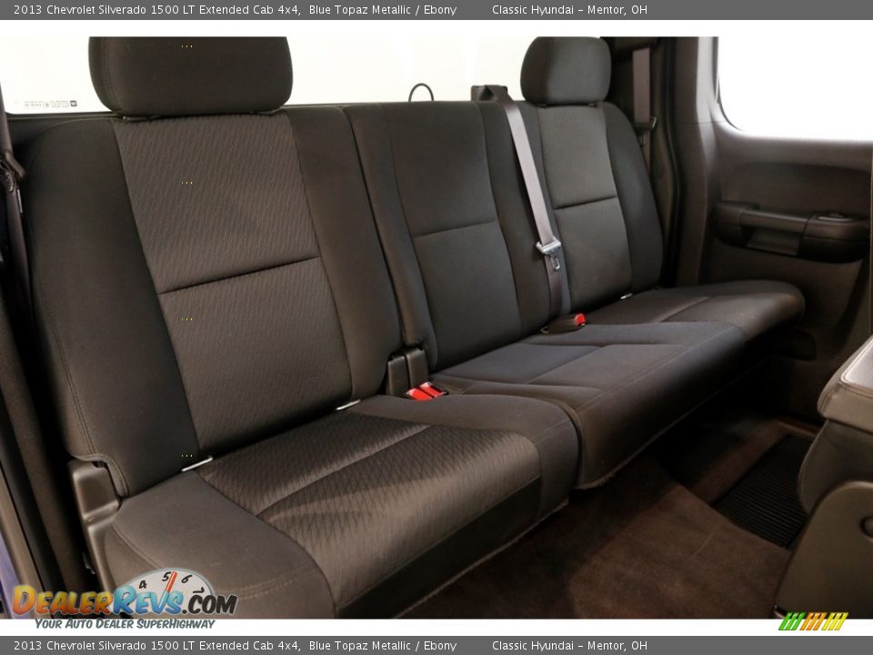 2013 Chevrolet Silverado 1500 LT Extended Cab 4x4 Blue Topaz Metallic / Ebony Photo #12