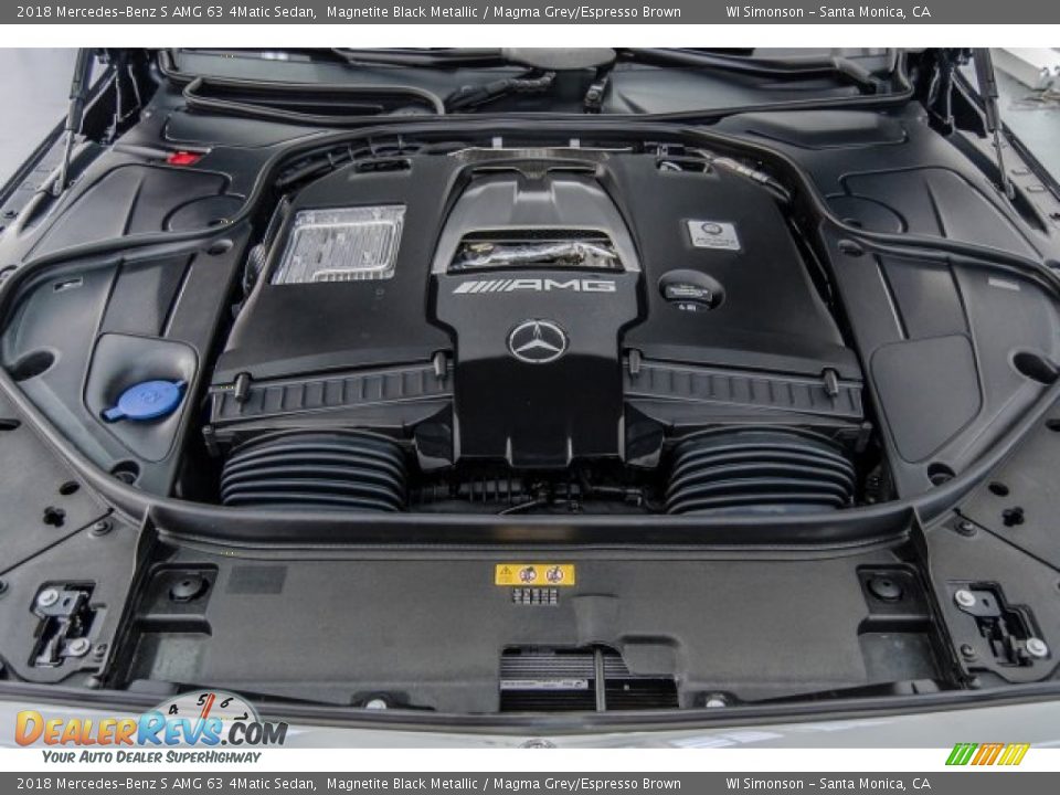 2018 Mercedes-Benz S AMG 63 4Matic Sedan 4.0 Liter biturbo DOHC 32-Valve VVT V8 Engine Photo #8