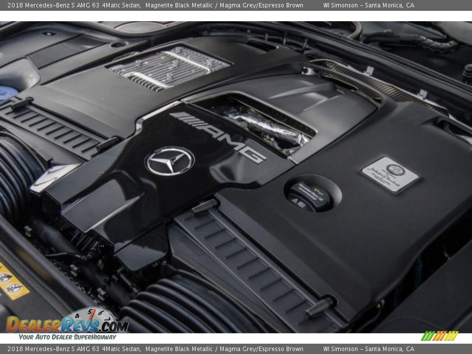 2018 Mercedes-Benz S AMG 63 4Matic Sedan 4.0 Liter biturbo DOHC 32-Valve VVT V8 Engine Photo #29