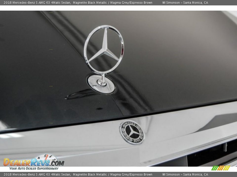 2018 Mercedes-Benz S AMG 63 4Matic Sedan Magnetite Black Metallic / Magma Grey/Espresso Brown Photo #31