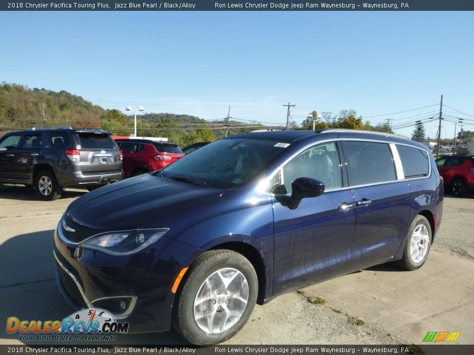 2018 Chrysler Pacifica Touring Plus Jazz Blue Pearl / Black/Alloy Photo #1