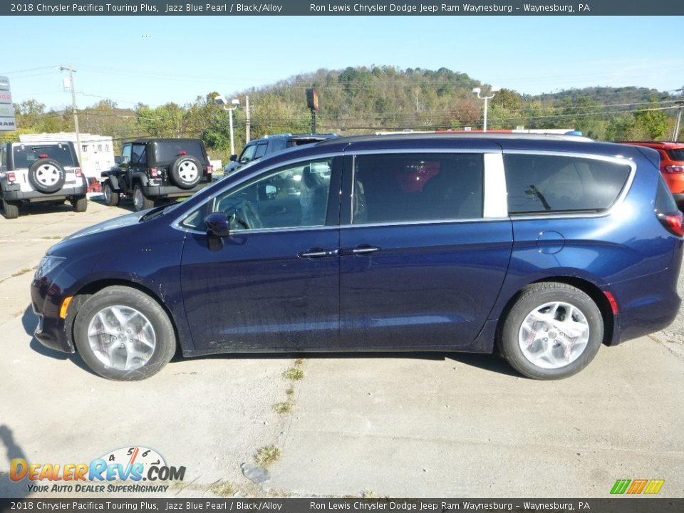 2018 Chrysler Pacifica Touring Plus Jazz Blue Pearl / Black/Alloy Photo #2