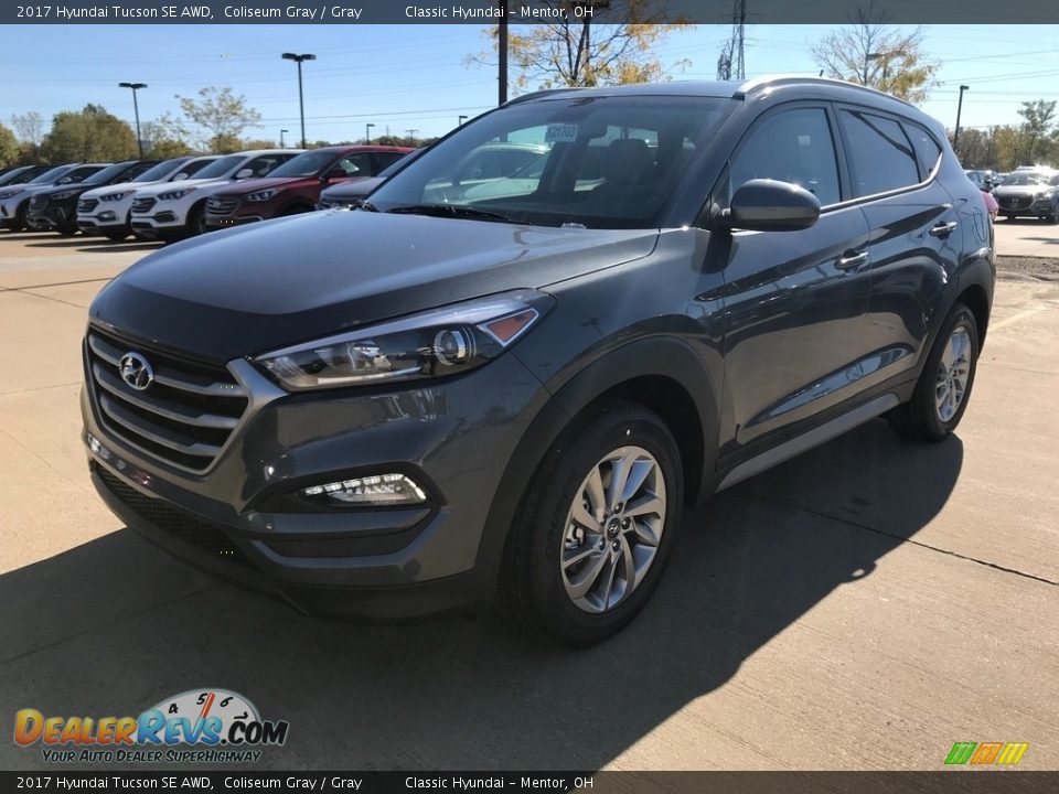 2017 Hyundai Tucson SE AWD Coliseum Gray / Gray Photo #1
