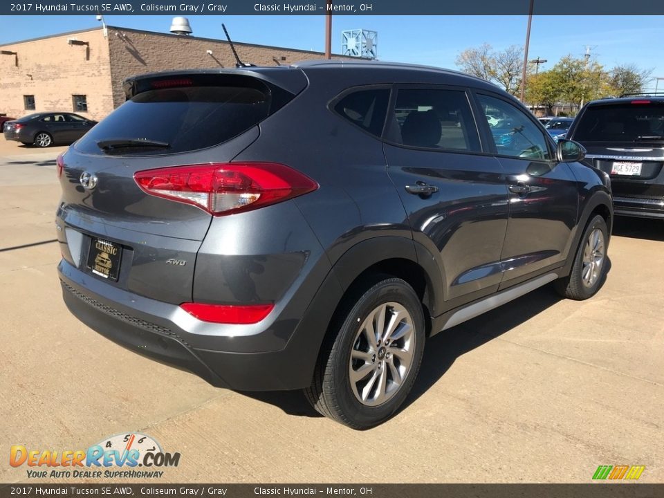 2017 Hyundai Tucson SE AWD Coliseum Gray / Gray Photo #2