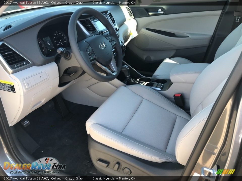 2017 Hyundai Tucson SE AWD Coliseum Gray / Gray Photo #4