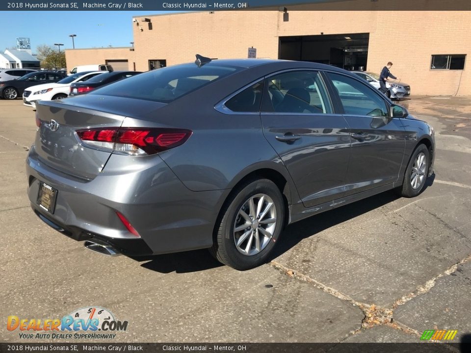 2018 Hyundai Sonata SE Machine Gray / Black Photo #2