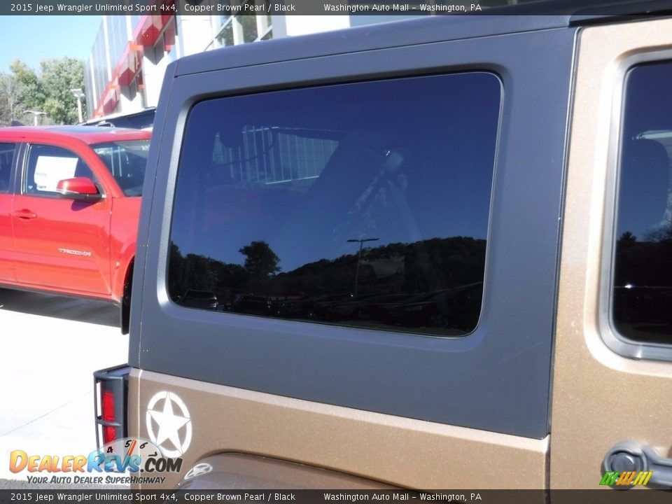 2015 Jeep Wrangler Unlimited Sport 4x4 Copper Brown Pearl / Black Photo #5