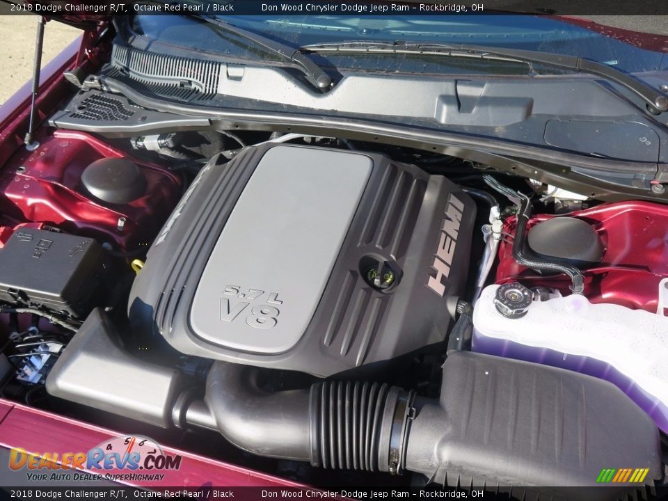2018 Dodge Challenger R/T 5.7 Liter HEMI OHV 16-Valve VVT MDS V8 Engine Photo #21
