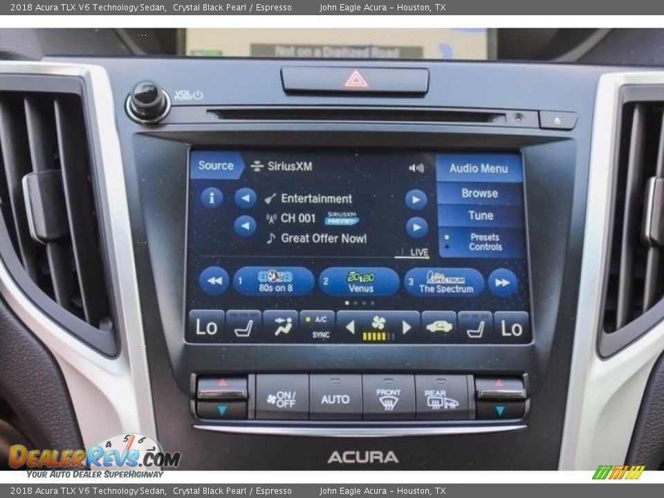 2018 Acura TLX V6 Technology Sedan Crystal Black Pearl / Espresso Photo #29