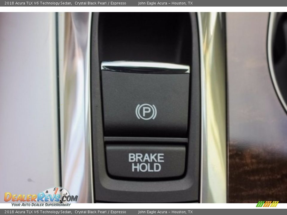 2018 Acura TLX V6 Technology Sedan Crystal Black Pearl / Espresso Photo #36