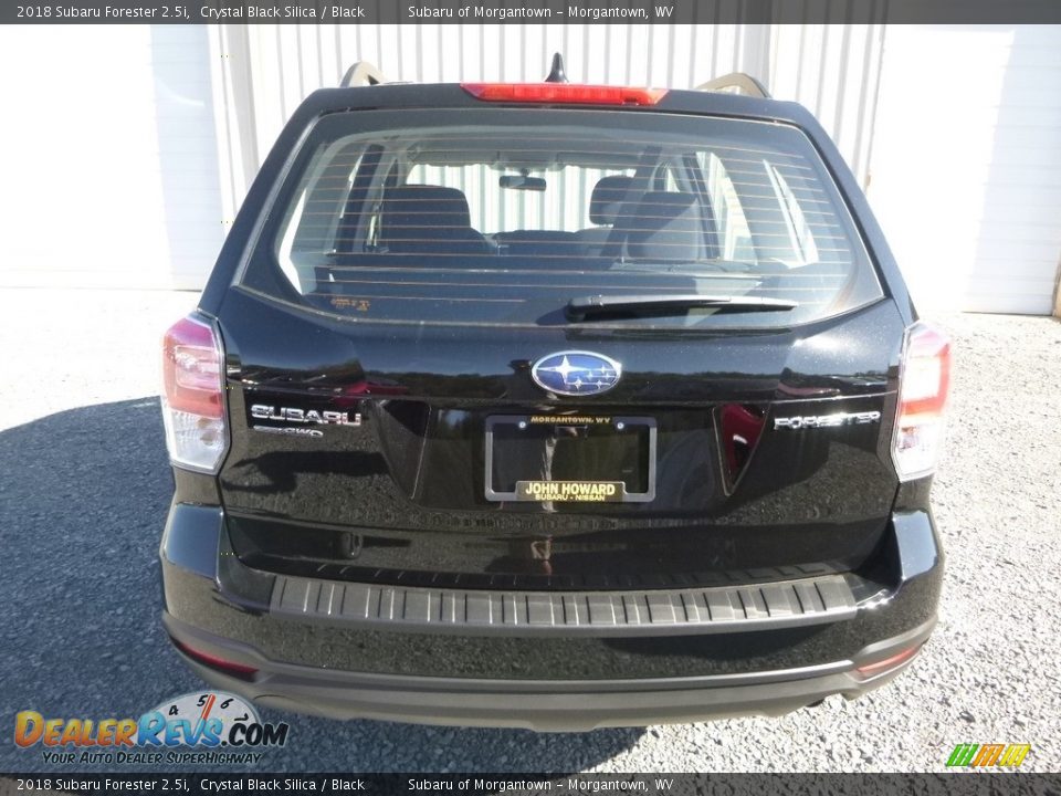 2018 Subaru Forester 2.5i Crystal Black Silica / Black Photo #5