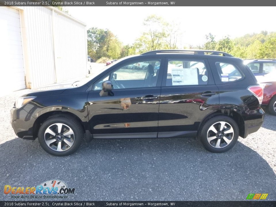 2018 Subaru Forester 2.5i Crystal Black Silica / Black Photo #7