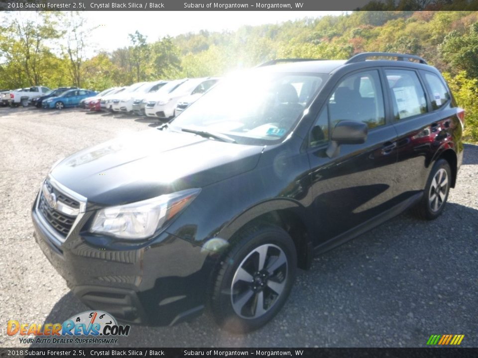 2018 Subaru Forester 2.5i Crystal Black Silica / Black Photo #8