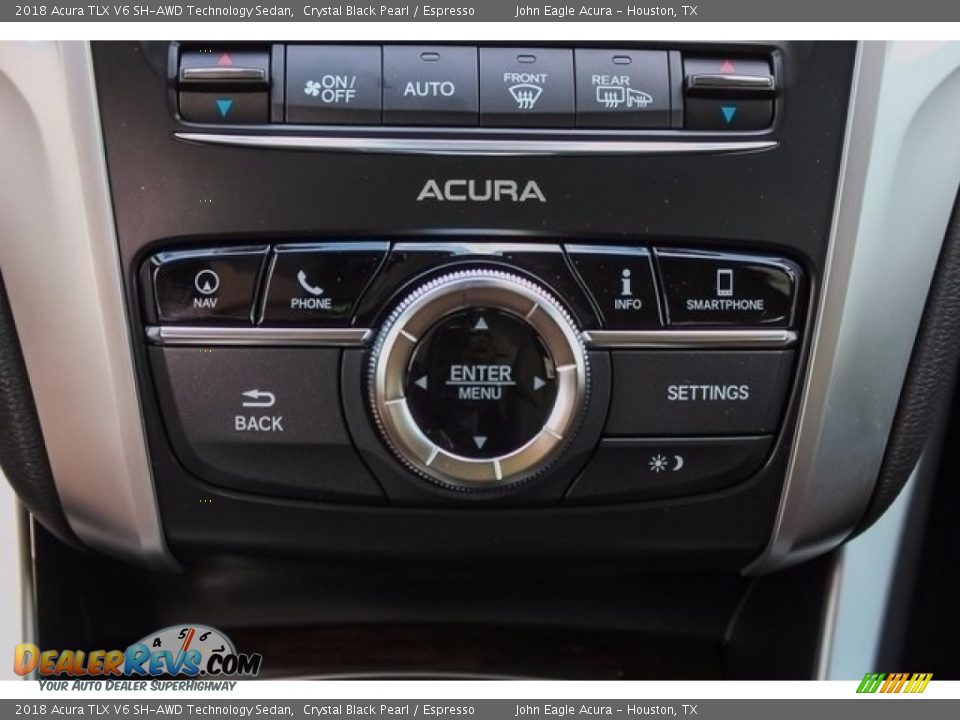 2018 Acura TLX V6 SH-AWD Technology Sedan Crystal Black Pearl / Espresso Photo #29