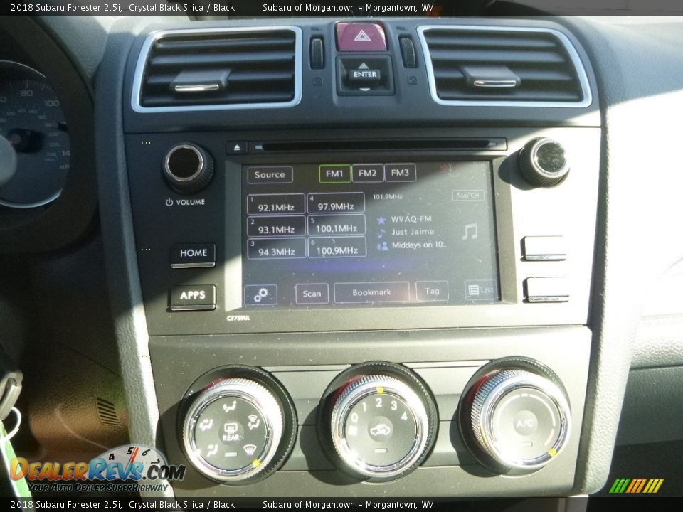 2018 Subaru Forester 2.5i Crystal Black Silica / Black Photo #17