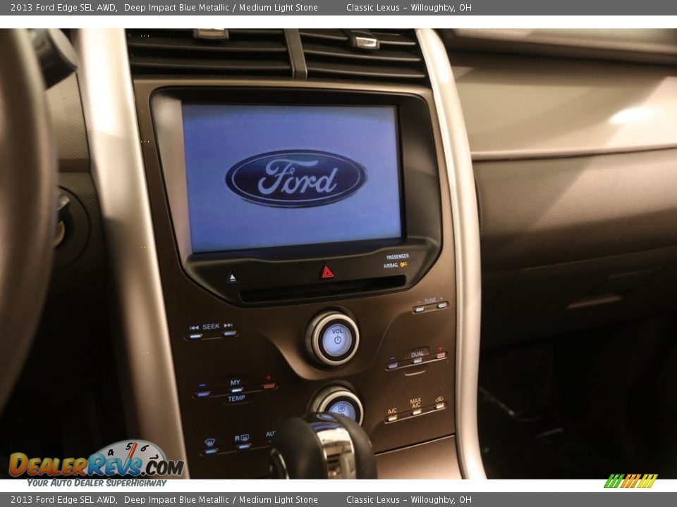 2013 Ford Edge SEL AWD Deep Impact Blue Metallic / Medium Light Stone Photo #9