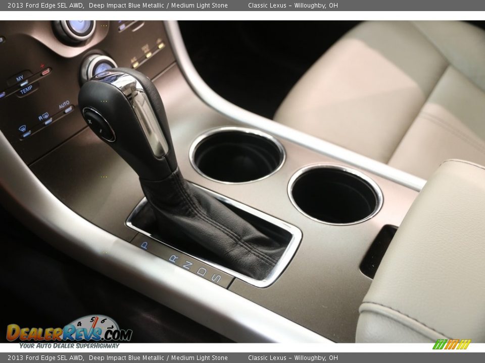 2013 Ford Edge SEL AWD Deep Impact Blue Metallic / Medium Light Stone Photo #14