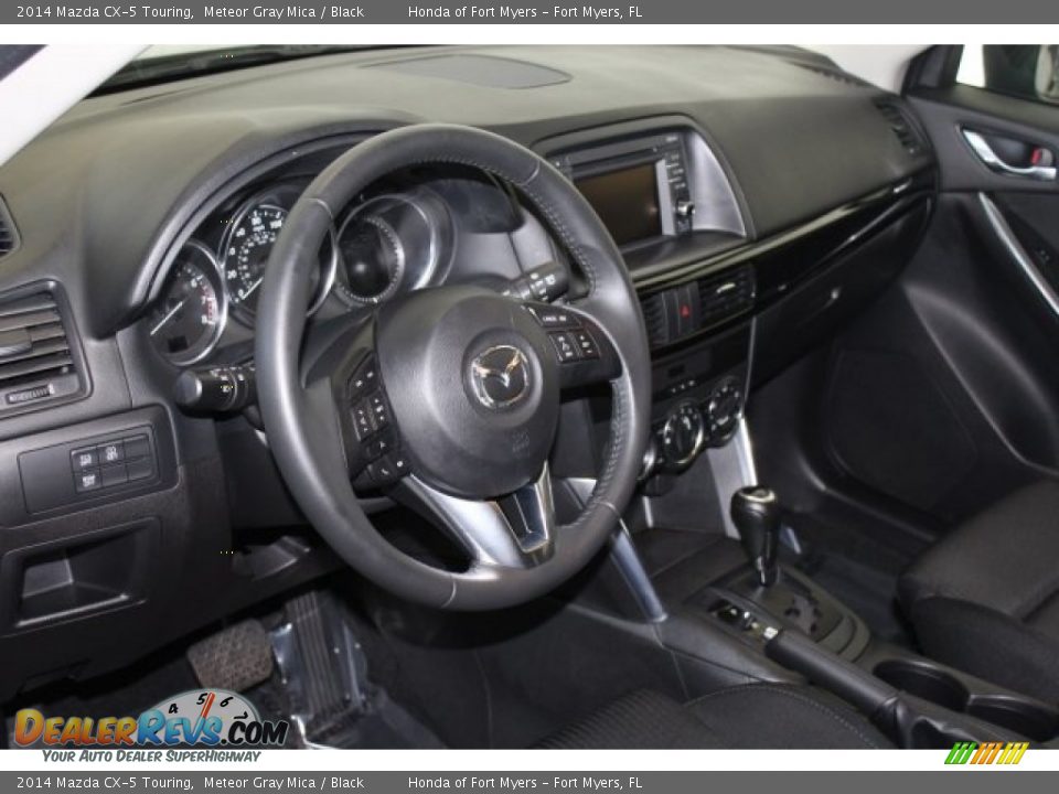 2014 Mazda CX-5 Touring Meteor Gray Mica / Black Photo #12