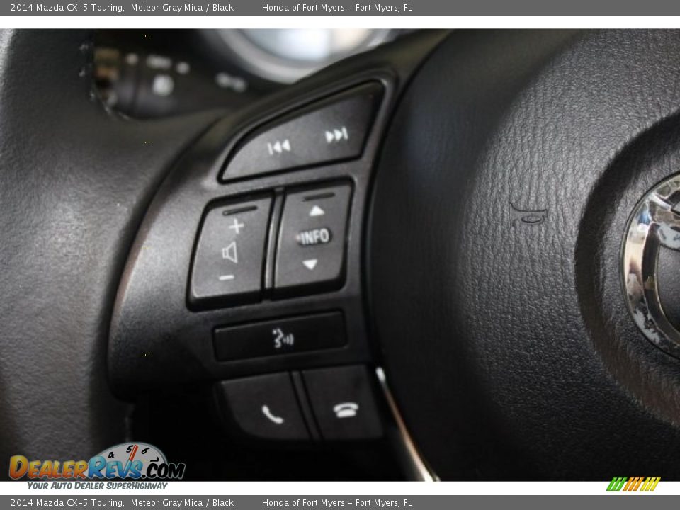 2014 Mazda CX-5 Touring Meteor Gray Mica / Black Photo #13