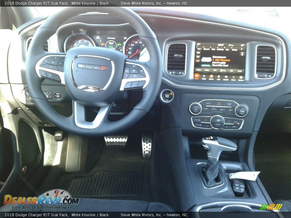2018 Dodge Charger R/T Scat Pack White Knuckle / Black Photo #18