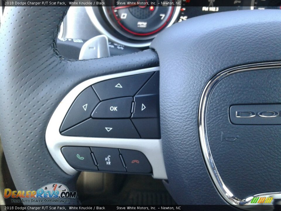 2018 Dodge Charger R/T Scat Pack White Knuckle / Black Photo #19