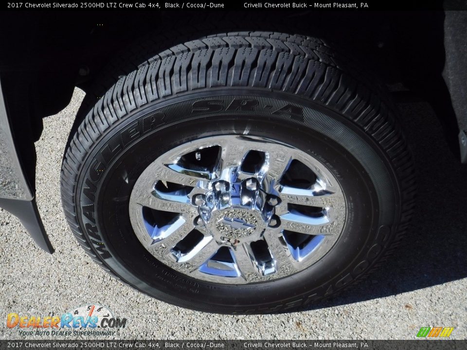 2017 Chevrolet Silverado 2500HD LTZ Crew Cab 4x4 Black / Cocoa/­Dune Photo #3