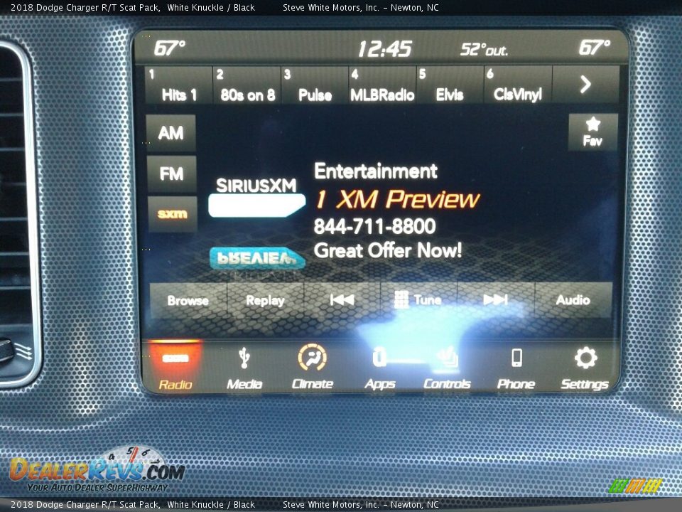 2018 Dodge Charger R/T Scat Pack White Knuckle / Black Photo #23