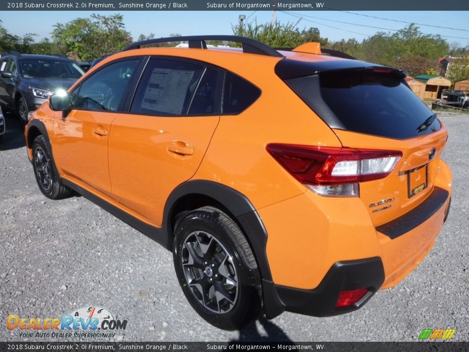 2018 Subaru Crosstrek 2.0i Premium Sunshine Orange / Black Photo #5