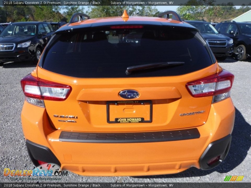 2018 Subaru Crosstrek 2.0i Premium Sunshine Orange / Black Photo #6