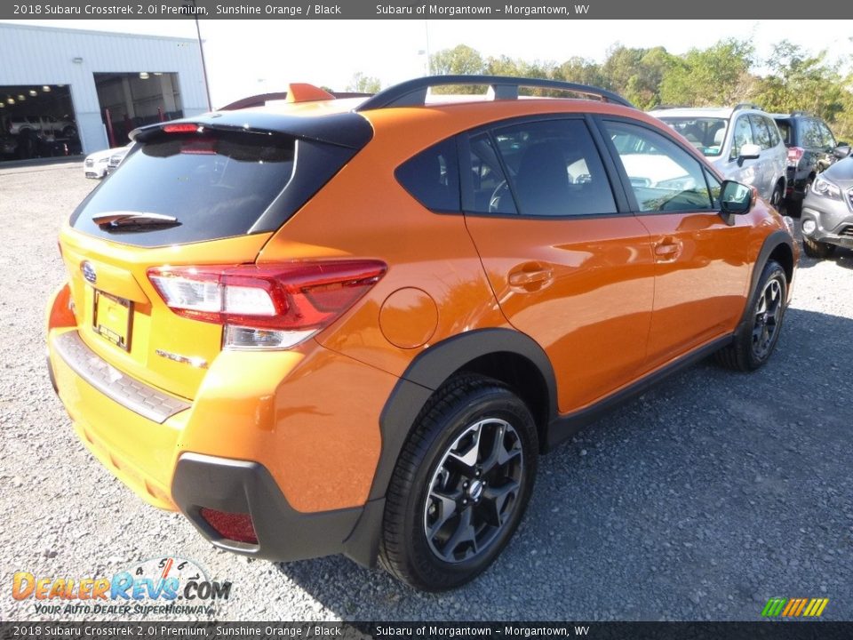 2018 Subaru Crosstrek 2.0i Premium Sunshine Orange / Black Photo #7